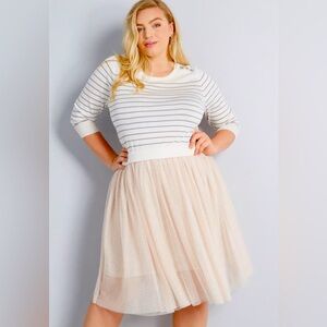 ModCloth Flaunt Where You Want Twofer Dress